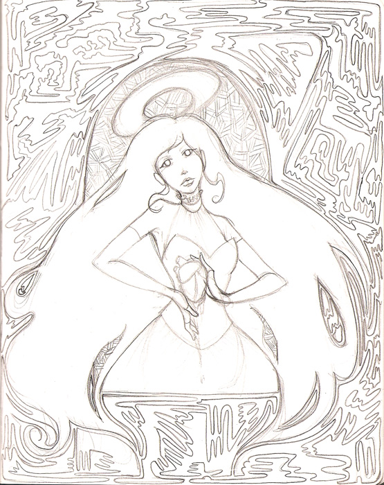 555x700 Heartbreak Sketch By Haikuna