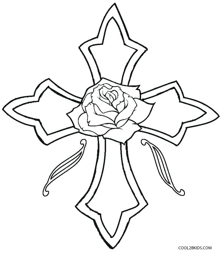 743x850 Heart And Roses Coloring Pages Printable Rose Coloring Pages