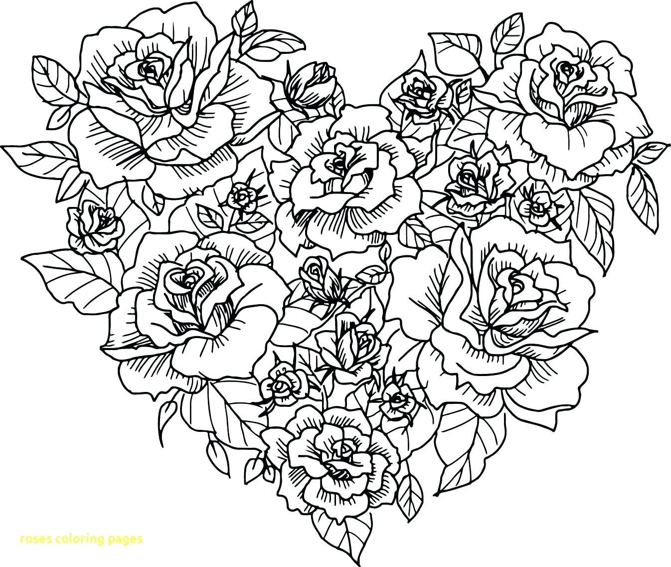 1346x1137 Coloring Coloring Pages Of Hearts And Roses