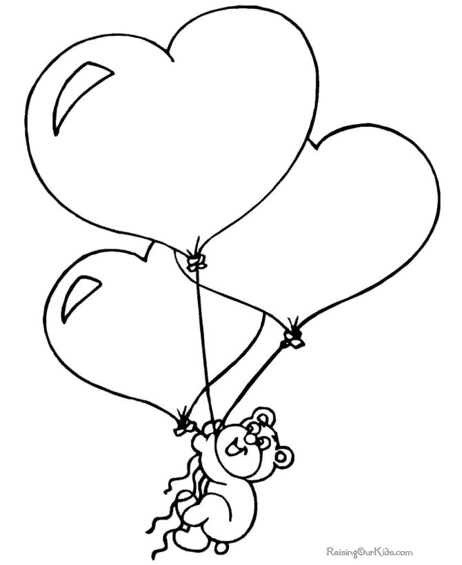 670x820 Valentine Hearts Coloring Pages