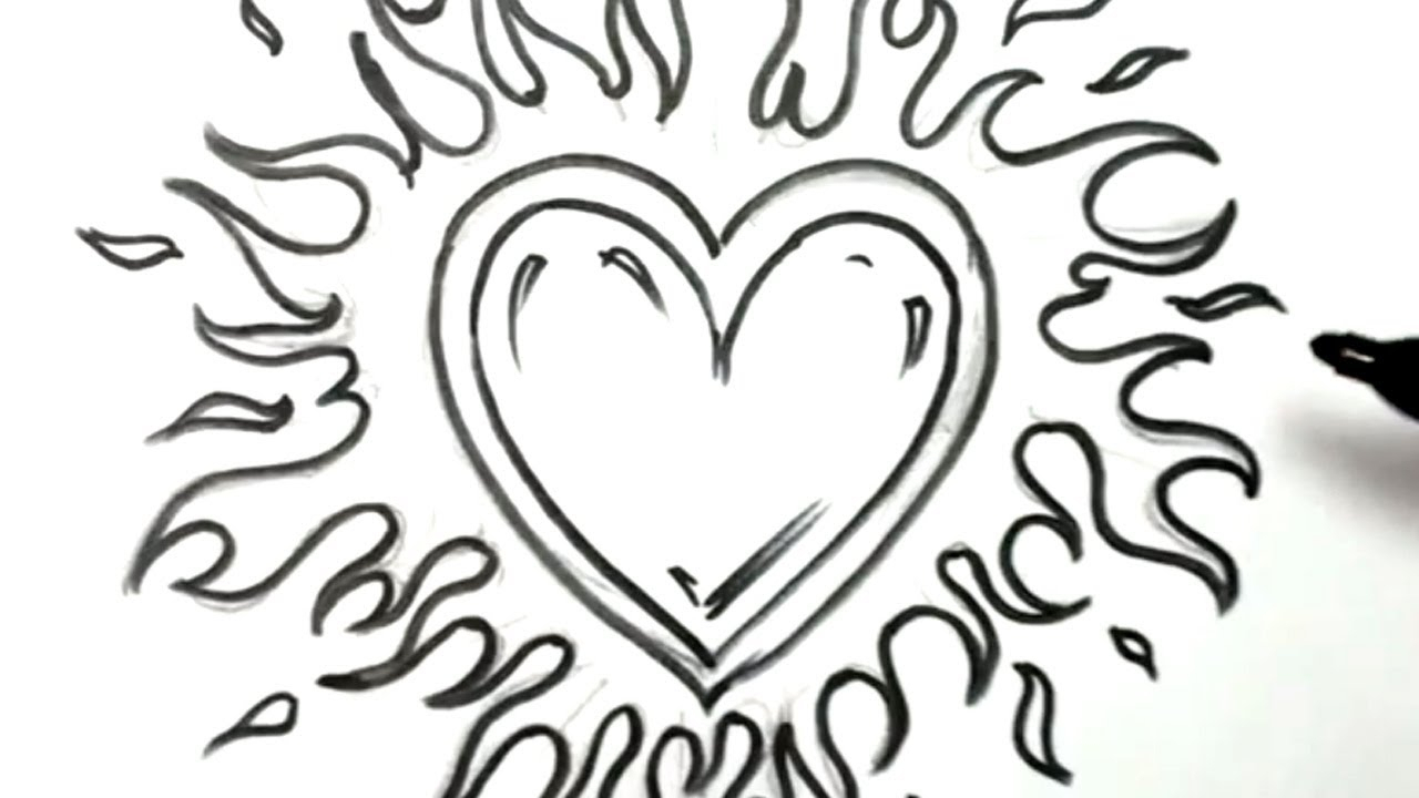 1280x720 Graffiti Drawings Of Hearts How To Draw A Heart Ultimate Graffiti