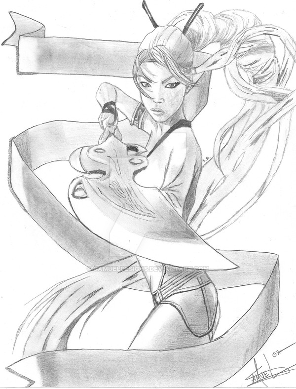 600x788 Heavenly Sword By Samueldesigns