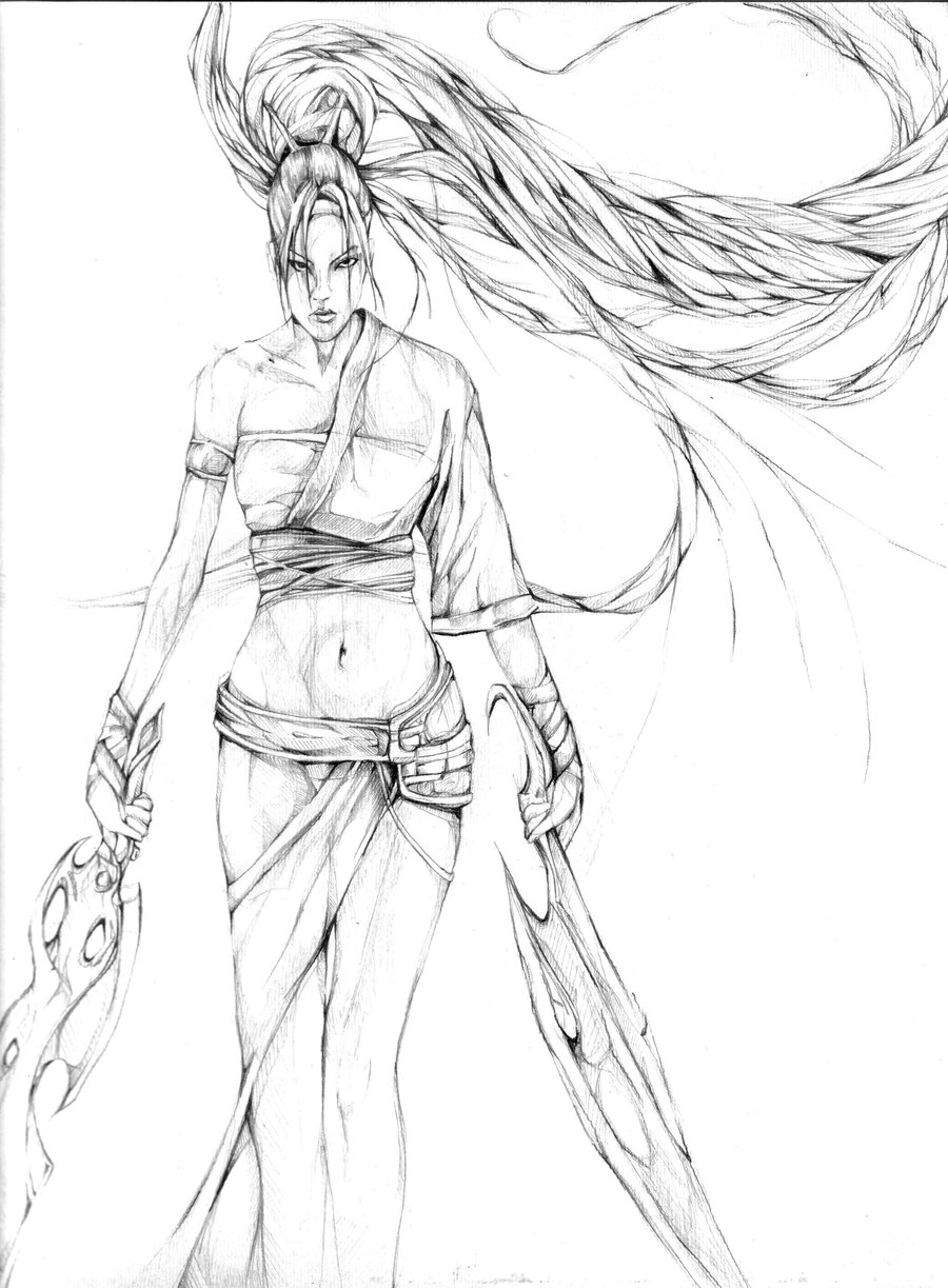 900x1223 Heavenly Sword By Amyor94