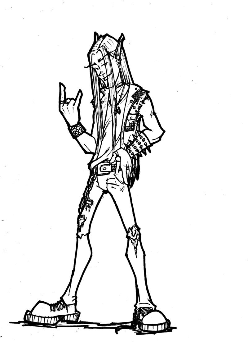 800x1101 Heavy Metal Elf By Raenyras