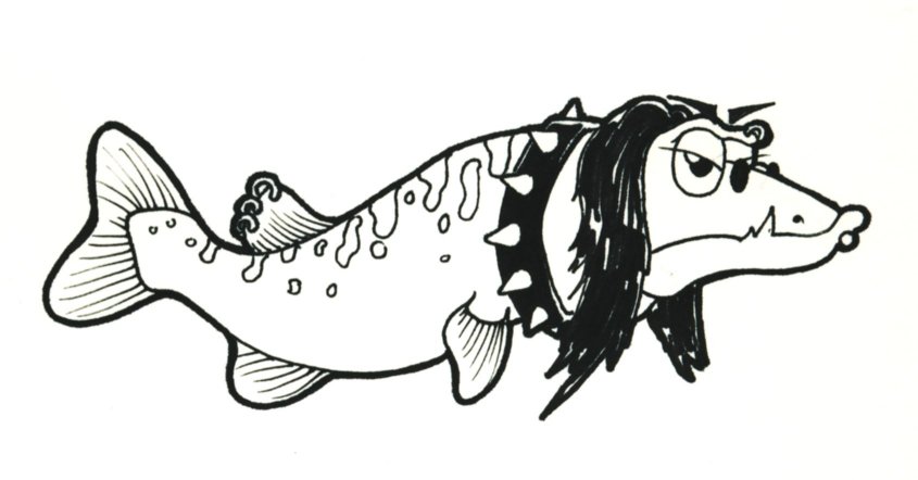 845x442 Heavy Metal Fish By Caerban