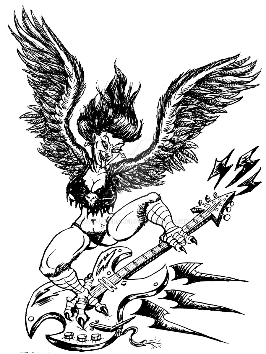 900x1200 Heavy Metal Harpy Ii By Rawjawbone
