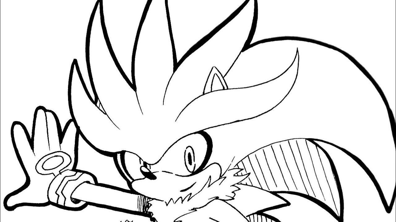 1280x720 How To Draw Silver The Hedgehog