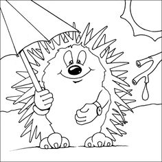 236x236 Hedgehog Coloring Picture Animals Coloring Pages