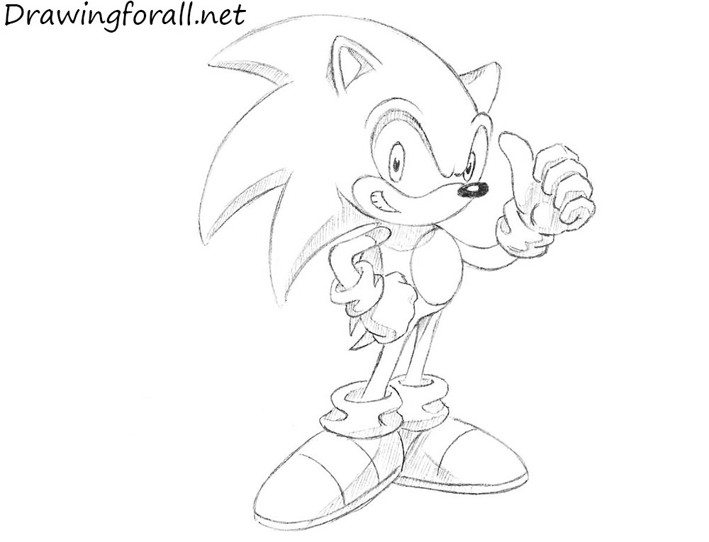 1000x765 How To Draw Sonic The Hedgehog How To Draw Sonic And Other