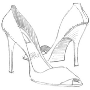 300x300 High Heel Shoes Drawing Project