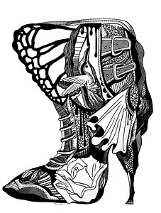 227x300 High Heels Drawings