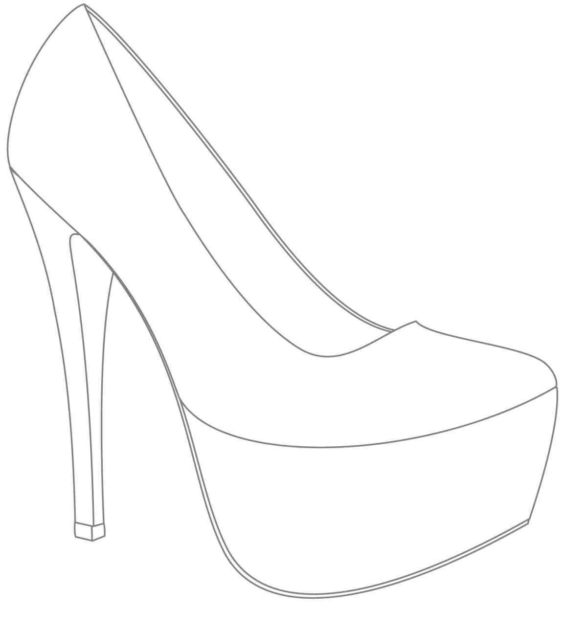 1153x1289 Shoes Drawing Easy