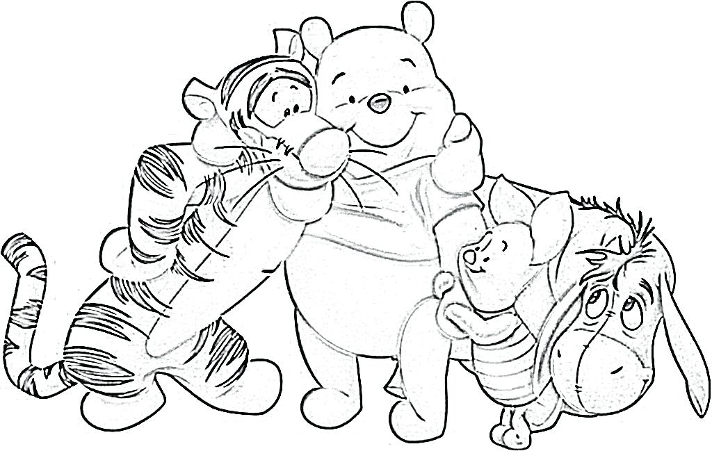 1024x649 Stunning Pooh Coloring Pages Image The Sun Flower Photo Poohs