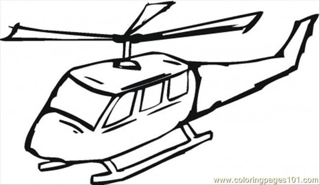 650x377 Helicopter Coloring Page
