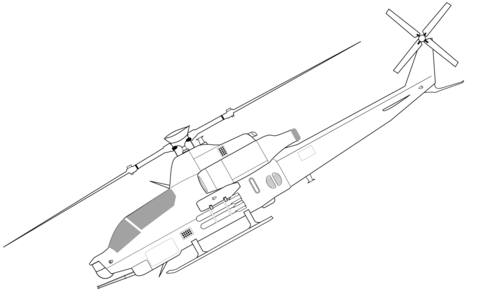 480x294 Bell Ah 1z Viper Helicopter Coloring Page Free Printable