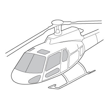 350x350 Helicopter Windows