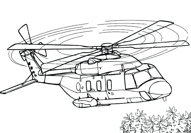 800x560 Helicopter Coloring Pages Pictures Of Helicopters To Color Army