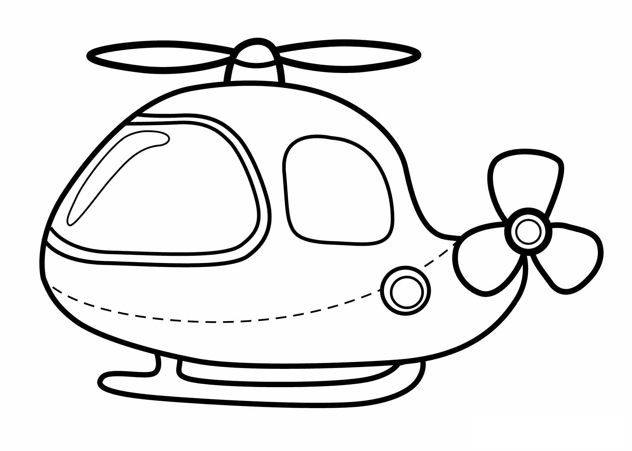 2079x1483 Free Printable Helicopter Coloring Pages For Kids