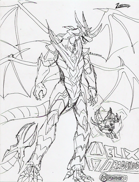 583x761 Helix Dragonoid By Silentnaga