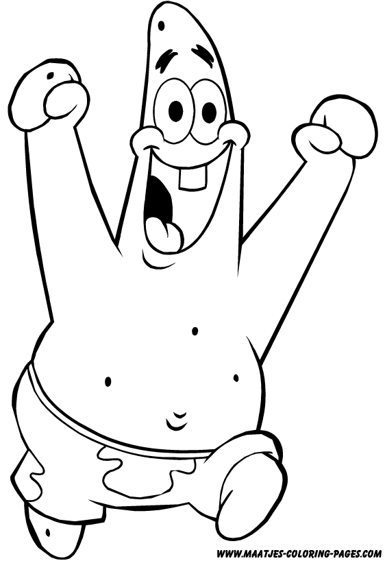 562x818 Spongebob Squarepants Coloring Pages