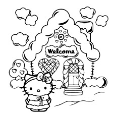 230x230 Top 75 Free Printable Hello Kitty Coloring Pages Online