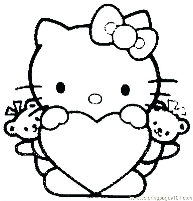 650x677 Free Printable Coloring Pages Hello Kitty Draw Hello Kitty Mermaid