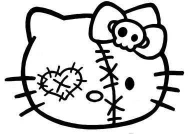 Hello Kitty Face Drawing at GetDrawings | Free download