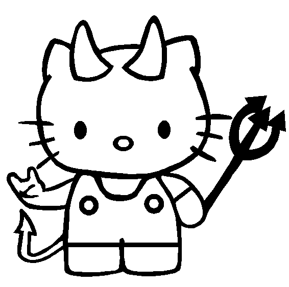 566x562 Hello Kitty Coloring Pages (2)