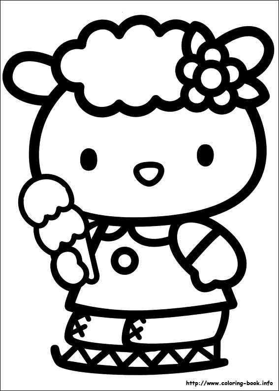 567x794 Awesome Hello Kitty Coloring Pages 29 For Your Line Drawings