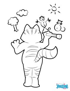 236x305 Cute Dog Coloring Sheet. Nice Dog Drawing For Kids. More Animals