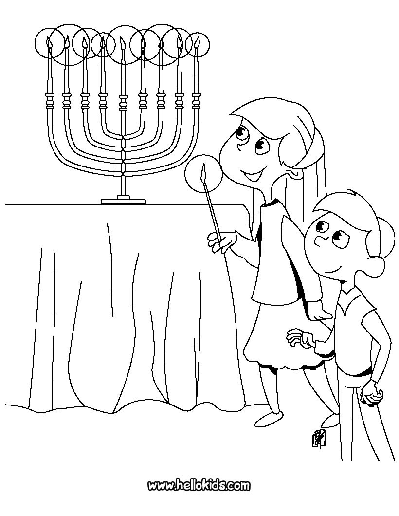 820x1060 Hanukkah Coloring Pages
