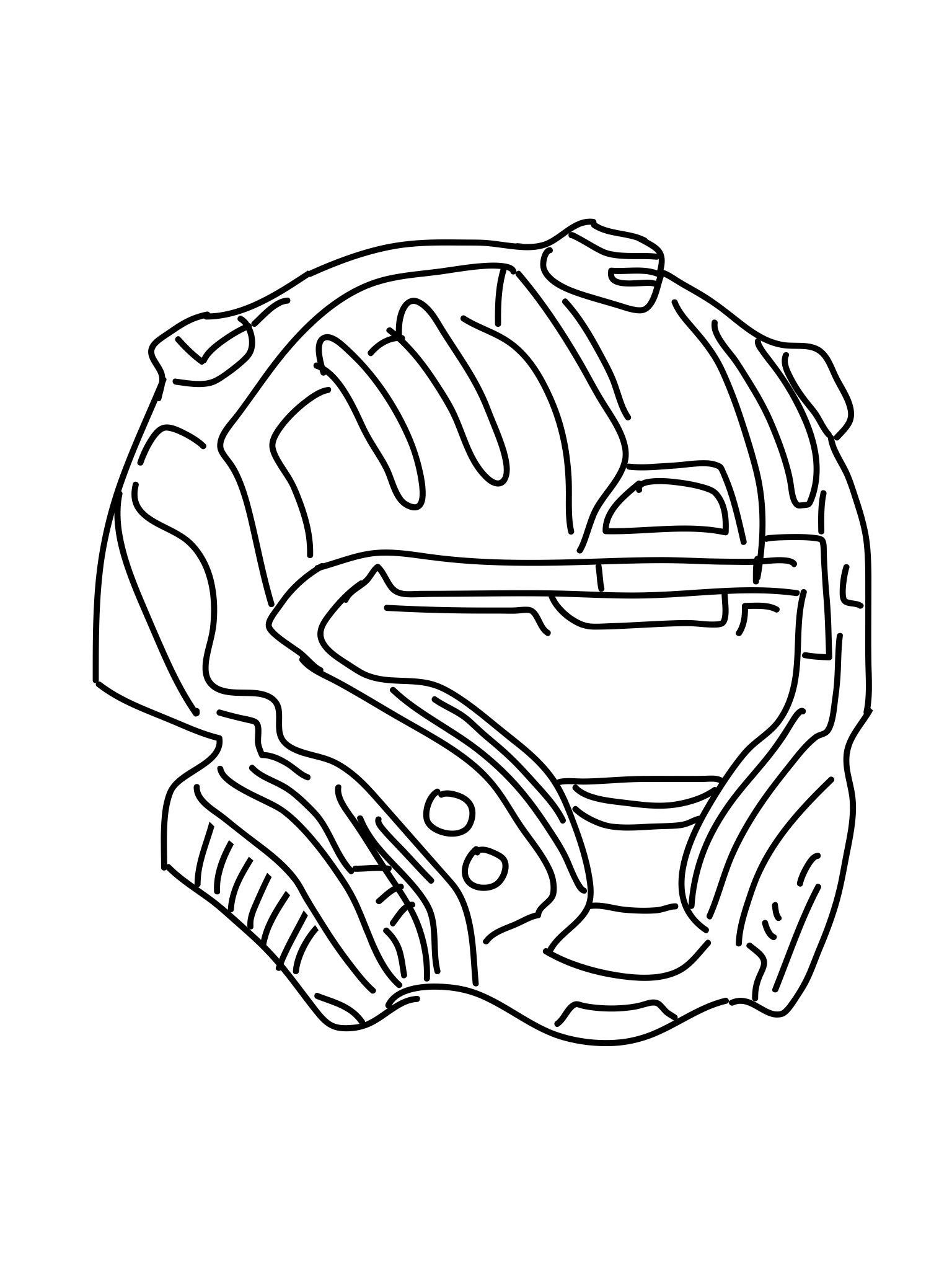 1536x2048 Halo Cqb Helmet Drawings