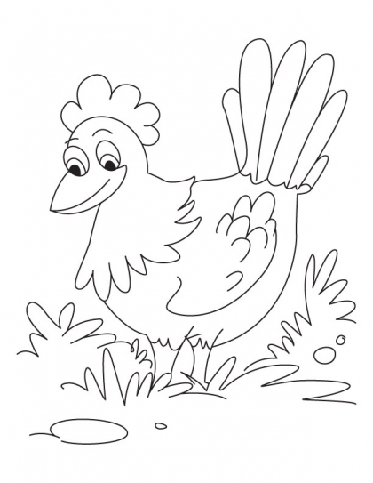 420x543 Me Pretty Hen Coloring Pages Download Free Me Pretty Hen