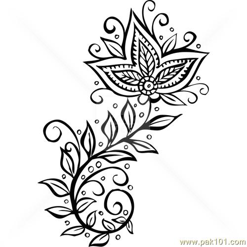 Henna Design Drawing at GetDrawings | Free download