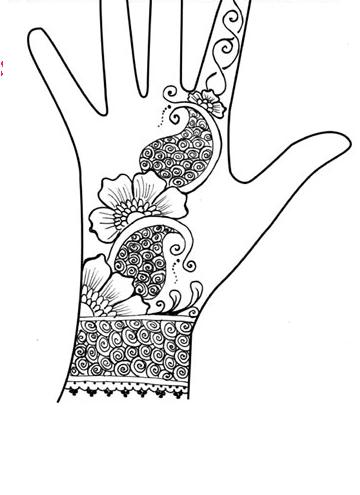 Henna Design Drawing at GetDrawings | Free download