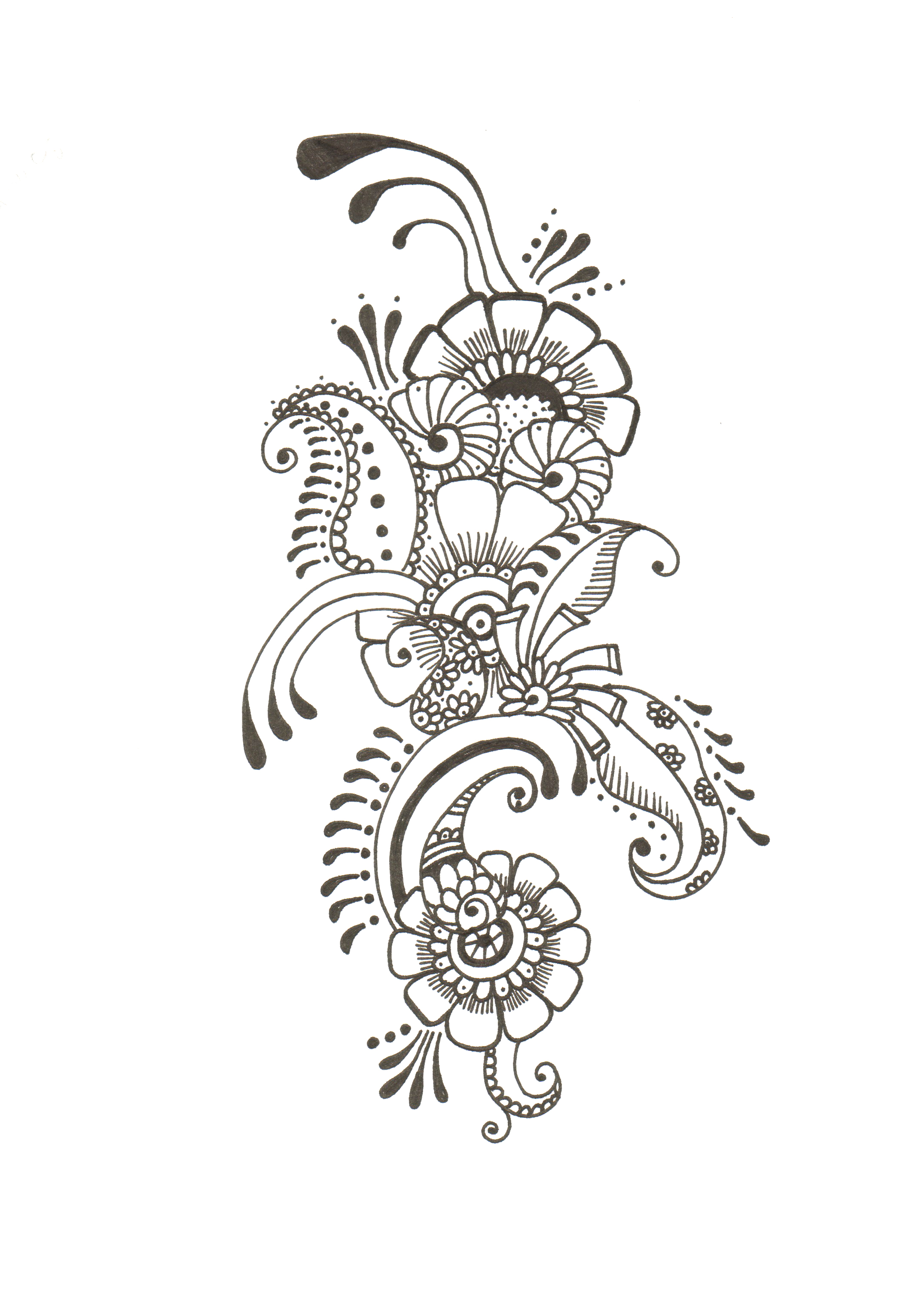 Printable Stencil Henna Patterns