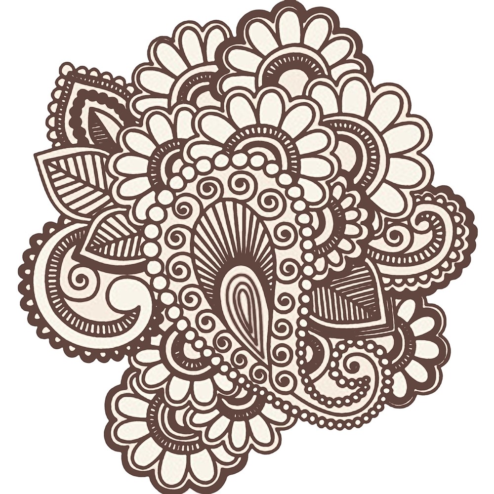 1000x1000 Henna Design By Drawngaming Redbubble