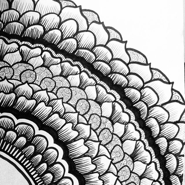 640x640 A Black And White Henna Mandala From My Sketchbook Last Night