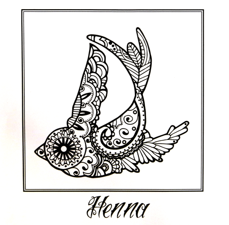 450x441 Henna Designs Birds