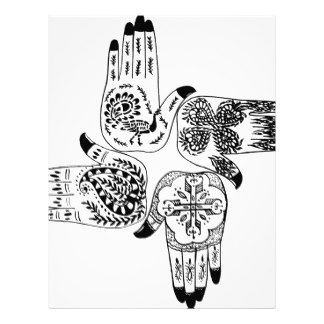 324x324 Henna Design Letterhead Zazzle