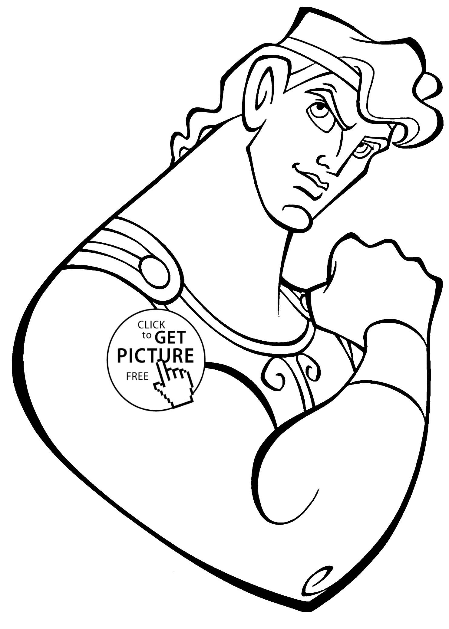 1483x2079 Hercules Film Coloring Pages For Kids, Printable Free