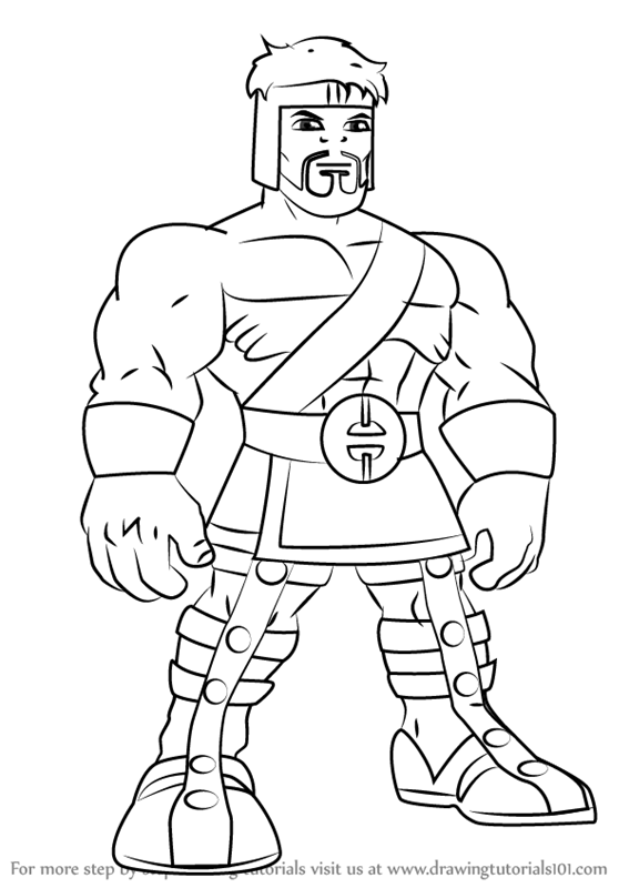 567x800 Learn How To Draw Hercules From The Super Hero Squad Show (The