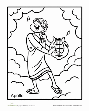301x378 Greek God Hermes Worksheet