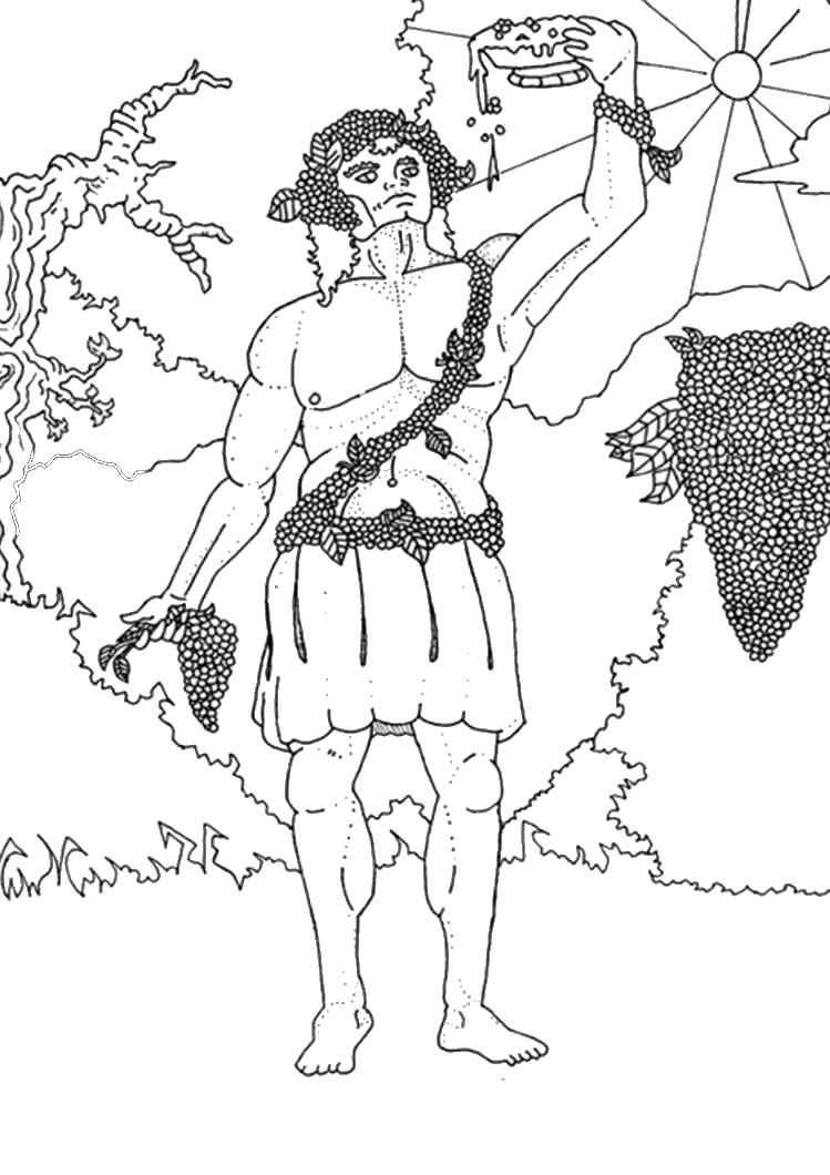 749x1060 Hermes The Greek God Of Herds Coloring Pages