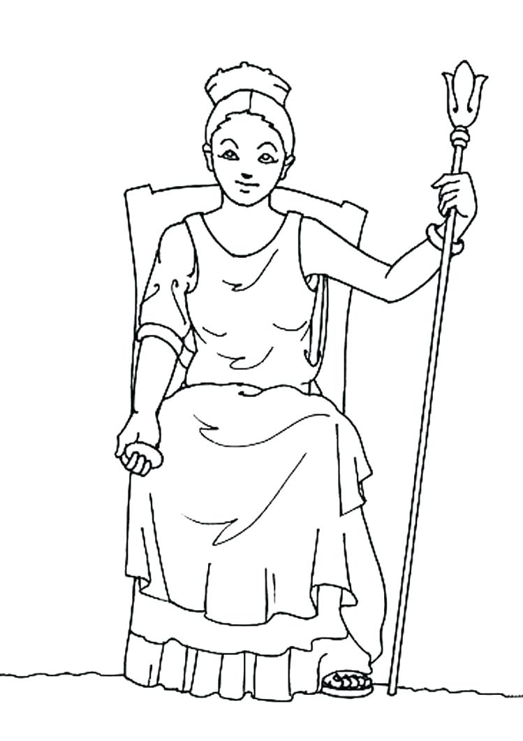 749x1060 Coloring Page ~ Greek Gods Coloring Pages And Goddesses Free Many