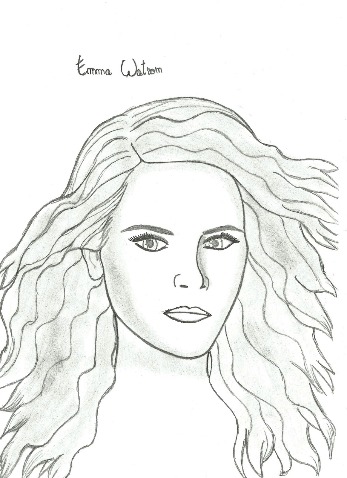 1162x1600 Yo Drawing Emma Watson