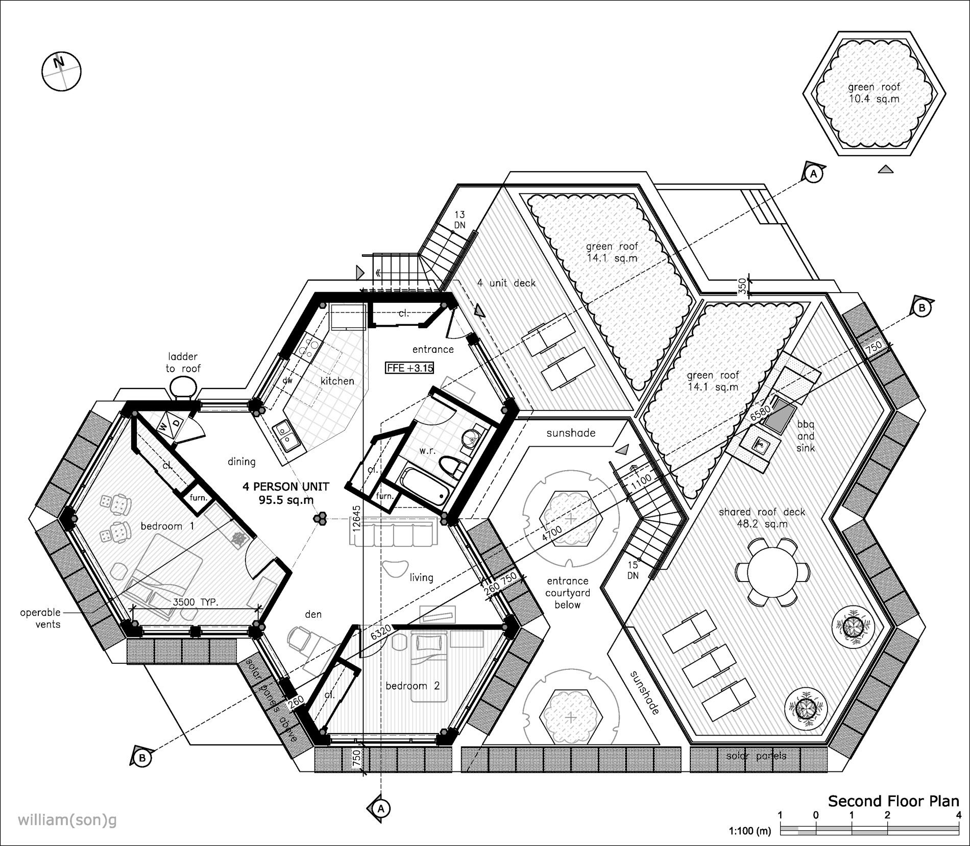 1900x1657 Hexagon House Plans Willian(Son)g