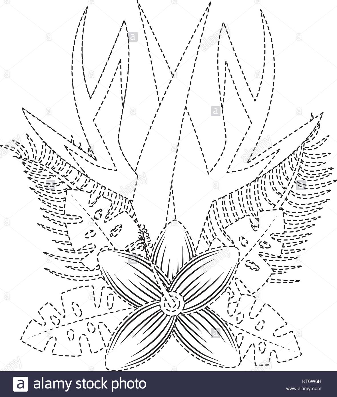 1180x1390 Hibiscus Flowers Stock Vector Images