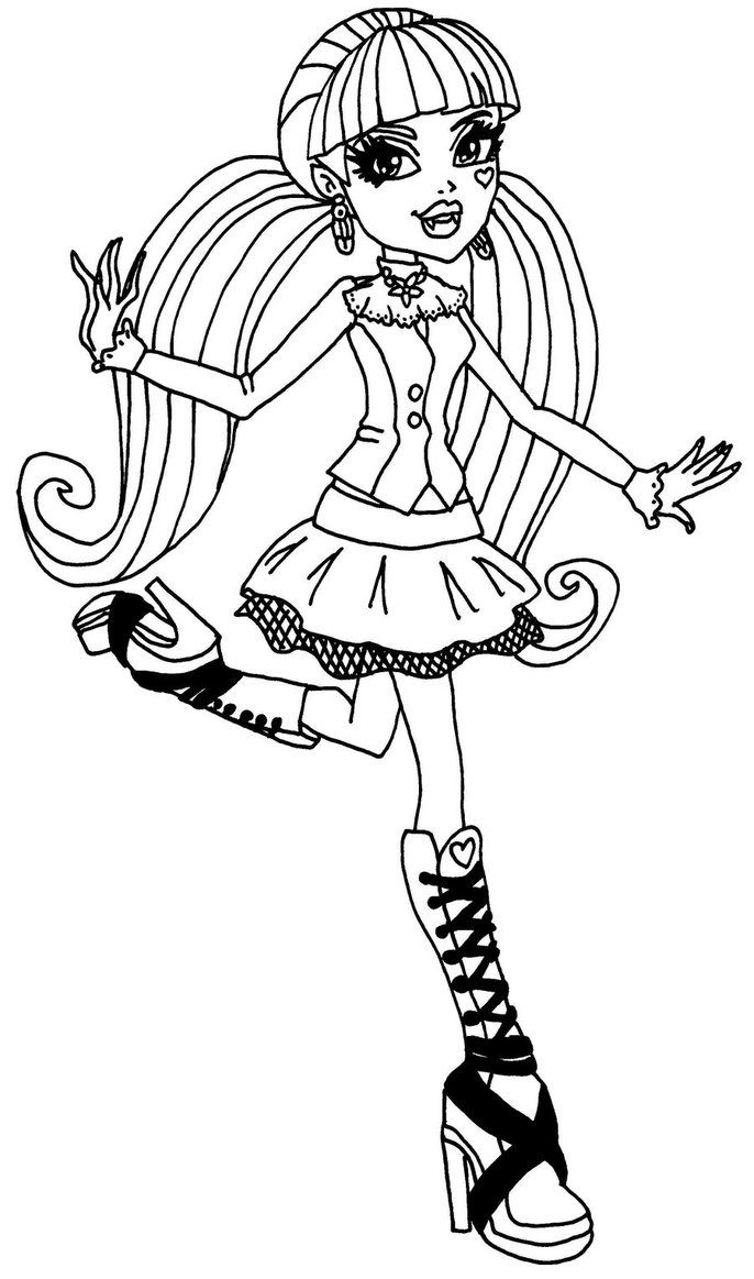 686x1163 Monster High Drawing Book