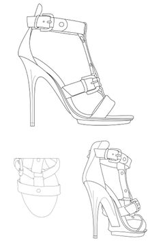236x364 High Heel Shoe Coloring Page Coloring Pages High